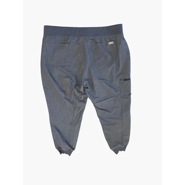 FIGS Zamora Jogger Scrub Pants Womens Petite XL Gray Teal Drawstring - Image 4