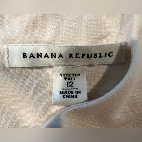Banana Republic Cream Colored Dress size 12 - Image 6