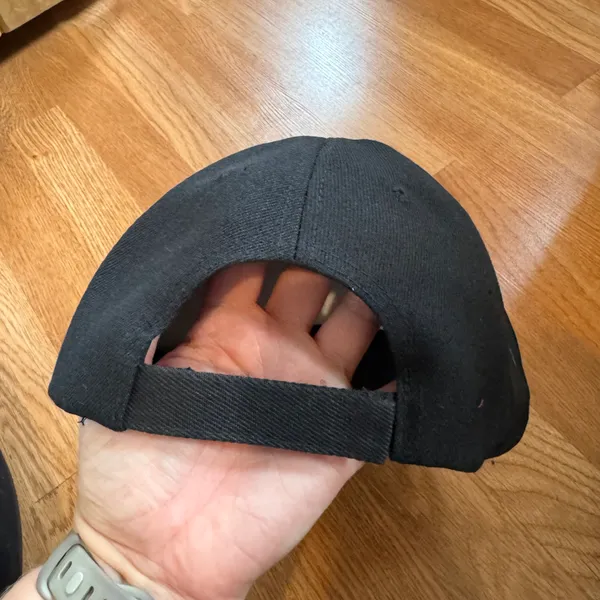 One Size Black Baseball Cap - Image 2