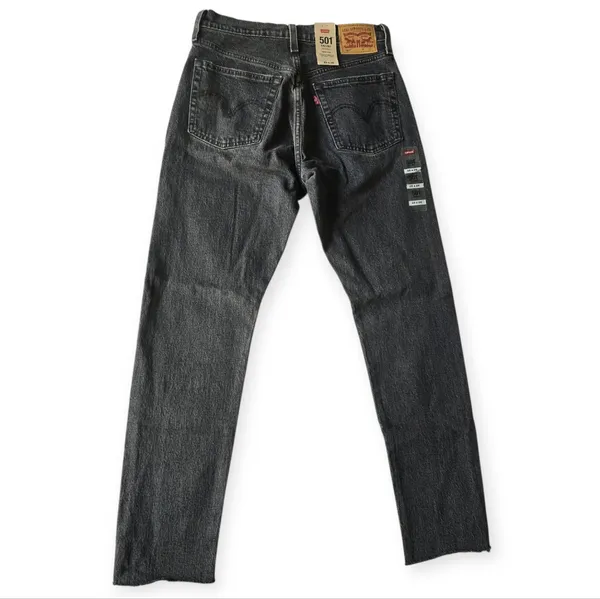 Levi's 501 Skinny High Rise Fitted Through Hip And‎ Thigh Size 26x28 - Image 2