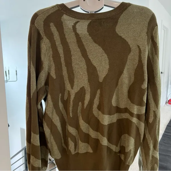 Nine West Green Patterned Women's Sweater - Image 10