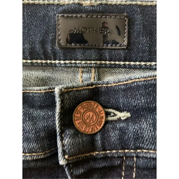 Mother The Super Swooner Here Kitty Kitty Jeans women’s size 27 - Image 3