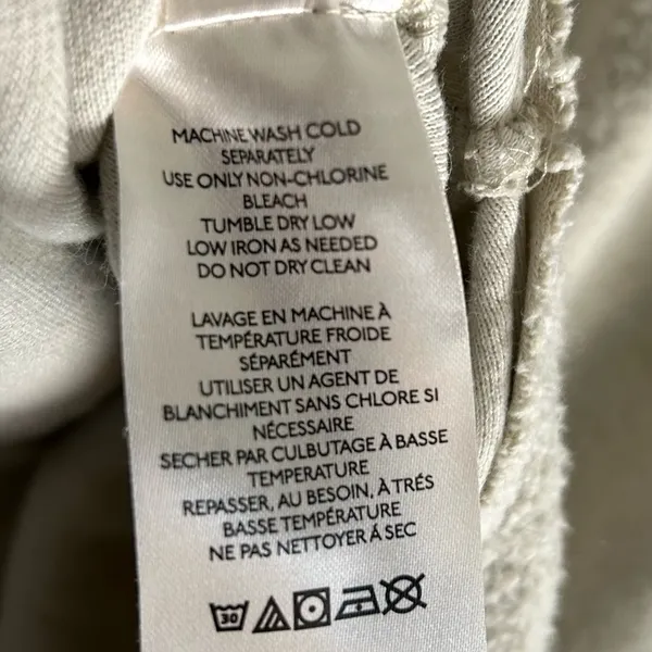 Free People Jordan Fleece Slouchy Jacket Washed Muslin Small Oversized Cozycore - Image 5