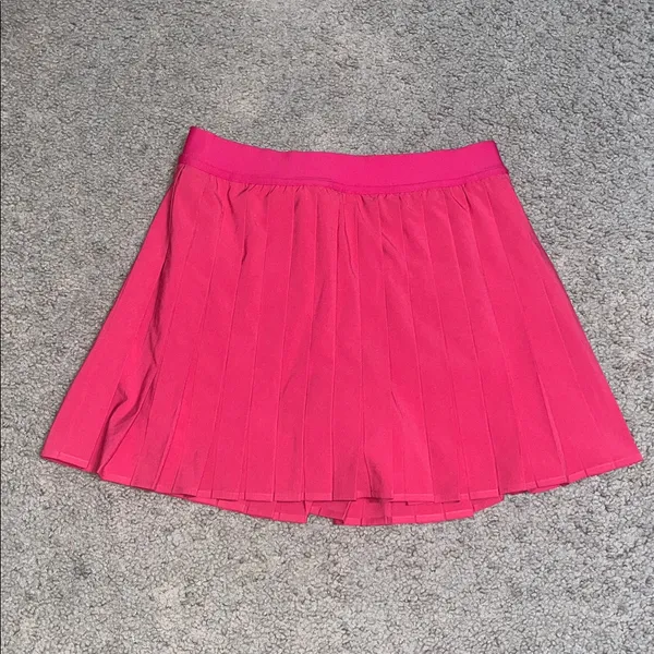 Lululemon‎ High-Rise Pleated Tennis Skirt Skort Pink Cherry Mist 4 - Image 5