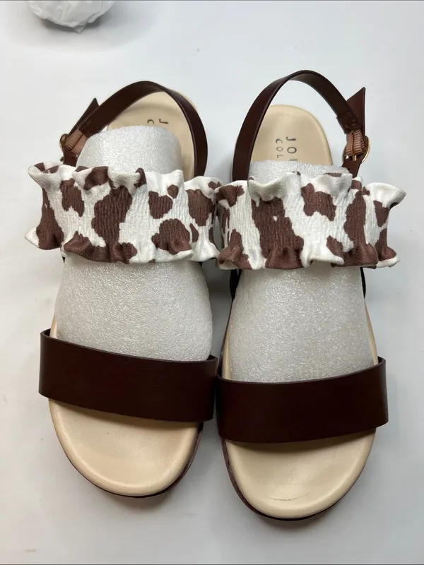 Journee Collection Women's Riya Double Band Slingback Platform Sandals Size 7.5 - Image 4