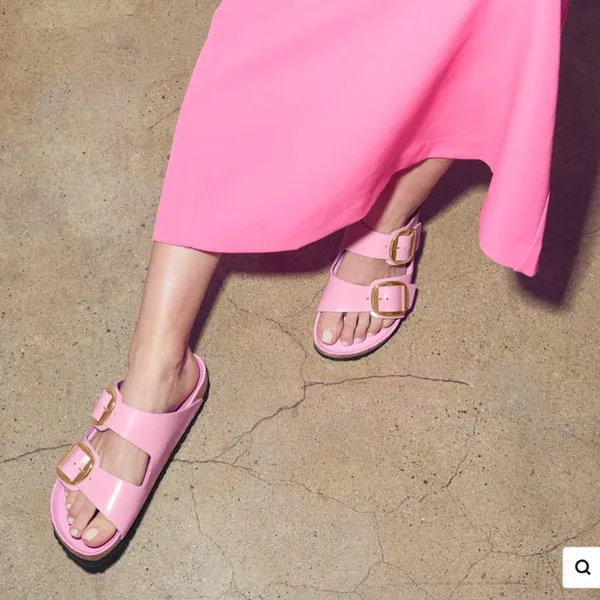 Birkenstock Arizona Big Buckle High Shine Sandals - Image 6