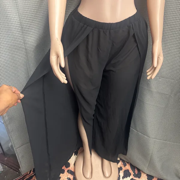 New size medium bikini cover-up pants it opens on the front of the legs - Image 2