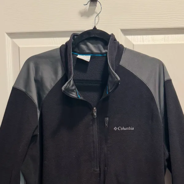Columbia Men's Black Elevator Shaft Hybrid 1/2 Zip Fleece Pullover Sz XL - Image 2