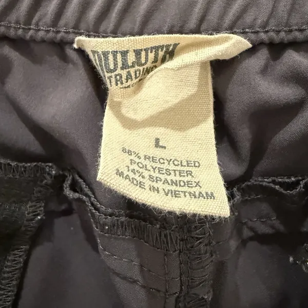 Duluth Trading Joggers Womens L Gray Pier Genius‎ Performance High Rise Pants - Image 4