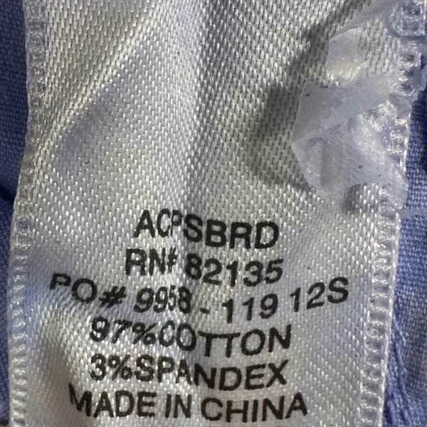 Fresh Produce Safari Pedal Capri Pants Blue Stretch Broadcloth Large - Image 4