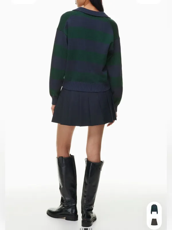 Aritzia Lottie Sweater Scarab/Admiral - Image 3