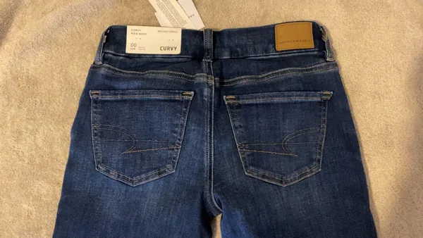 American Eagle Mid Rise Curvy Kick Boot Jeans - Image 4