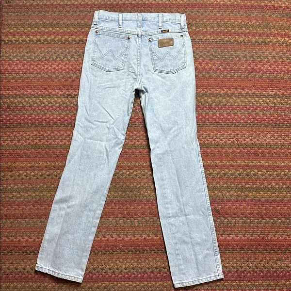 Wrangler Light Wash Slim Fit Cowboy Jeans - Image 7