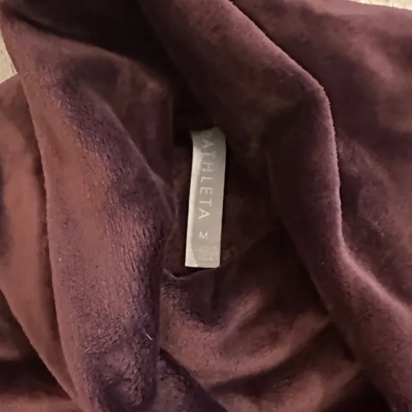 Athleta Deep Purple Plush Turtleneck - Image 2