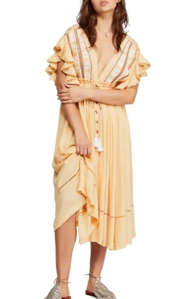 Free People Will Wait For You Midi Dress - Image 12