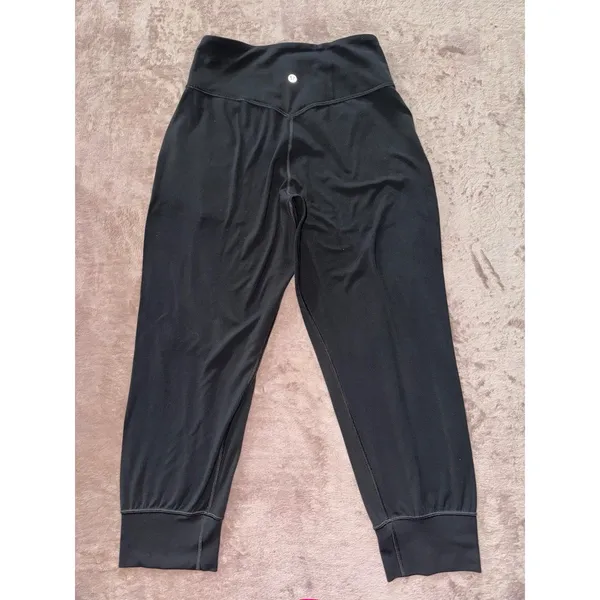 Lululemon Women's Pant High-Rise With Pockets‎ Dark Gray Size 6 - Image 4