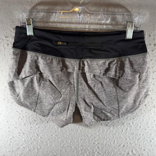 1680 | Lululemon Speed Up Running Workout Shorts Heathered Gray Women 6 - Image 2