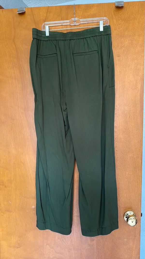 Loft Army Green Pull-on Pants 12 - Image 2