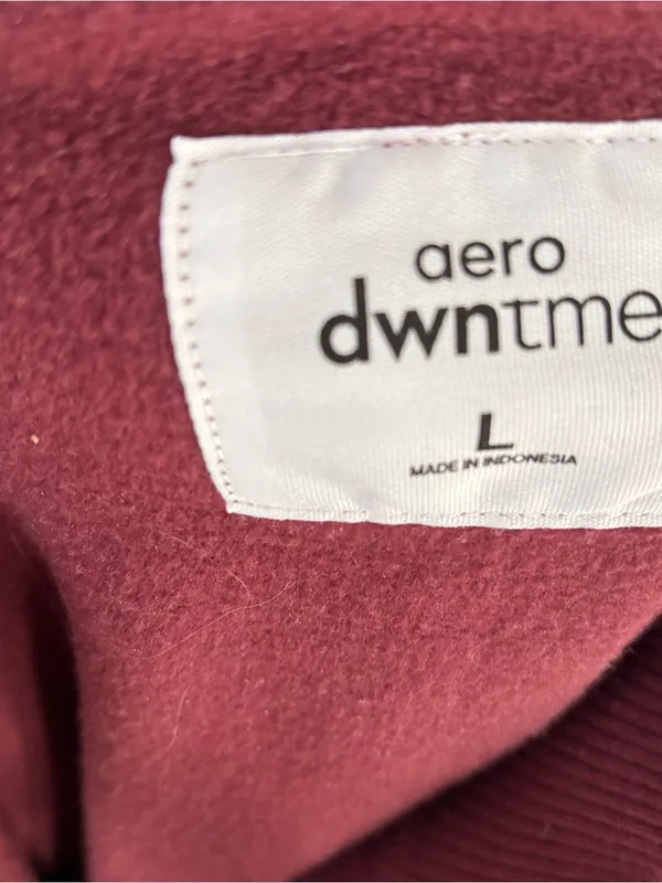 Aeropostale Maroon Pickleball Charleston Graphic Quarter-Zip Sweatshirt - Image 3