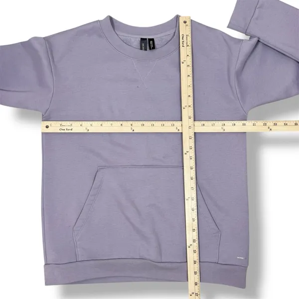 Mondetta Crew‎ Neck Front Pocket Sweatshirt Lavender Purple Medium - Image 11