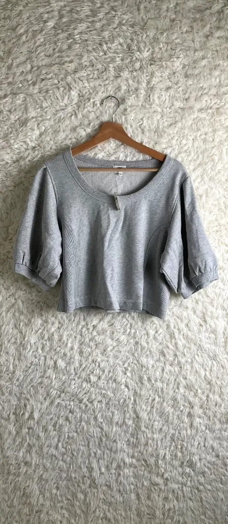 Aerie Women'S Soft Gray Sweatshirt~Size Large! - Image 5