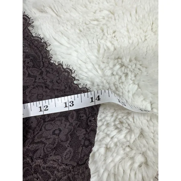 Aerie Brown Lace Bralette | Floral Lace | Size M - Image 5