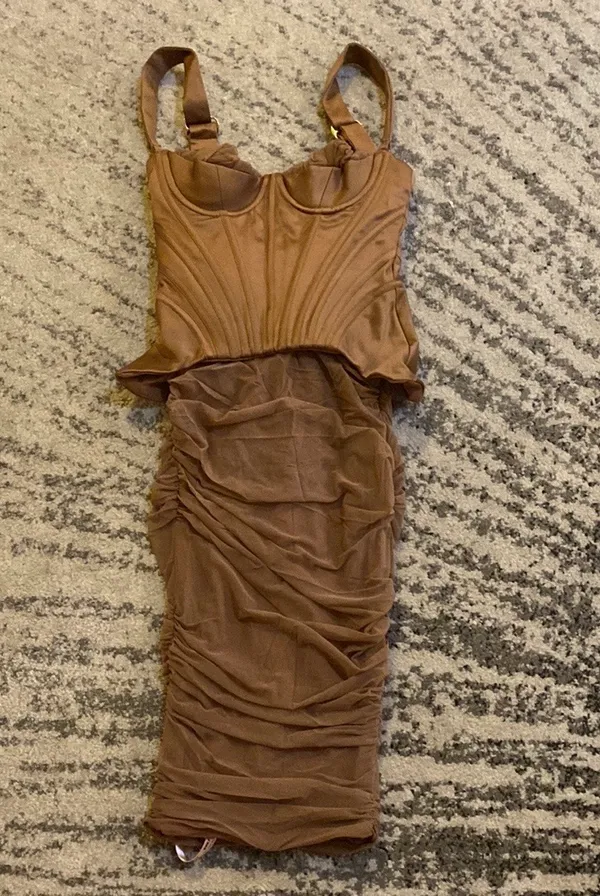Talya Corset Midi Dress size XS - Image 7