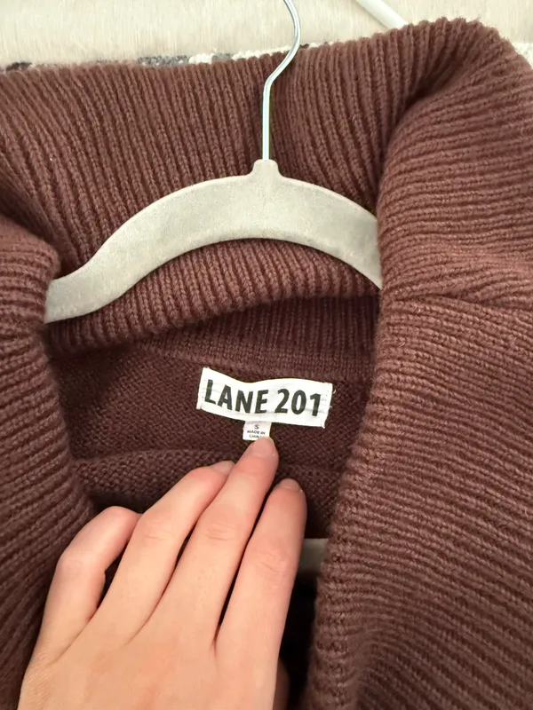 Lane201 Chocolate Off The Shoulder Dress - Image 3
