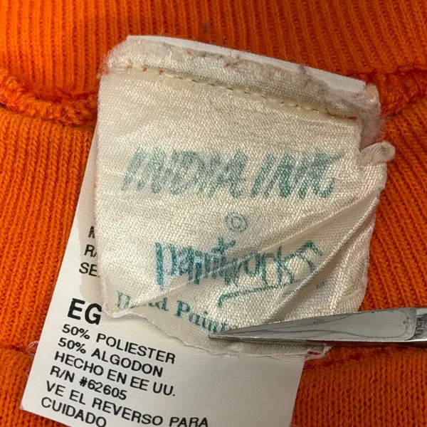 India Ink Paintworks Sweatshirt XL Orange Halloween‎ Witches Ghosts Cats Vintage - Image 6