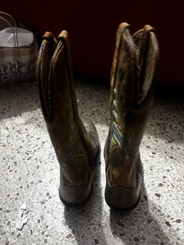 Old West Women's Fashion Wear Boots, model LF1612 size 5 - Image 5