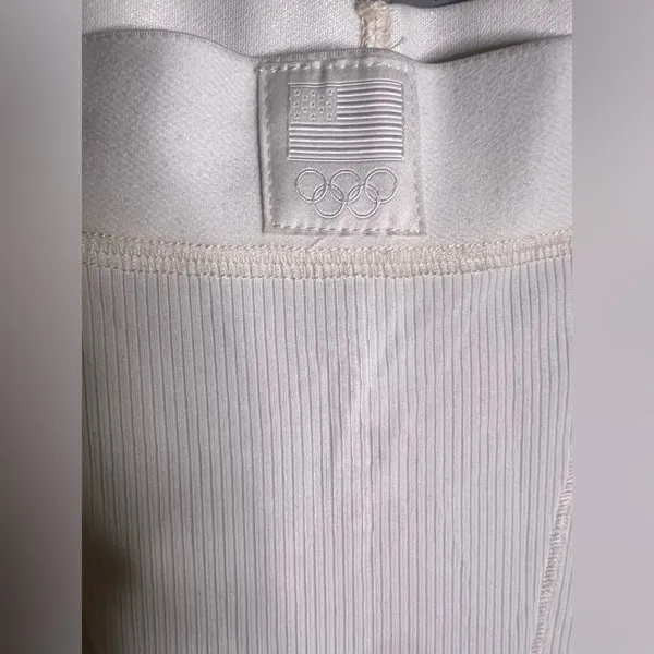 SKIMS Soft Lounge Rib Leggings Team USA White in size XLarge - Image 4