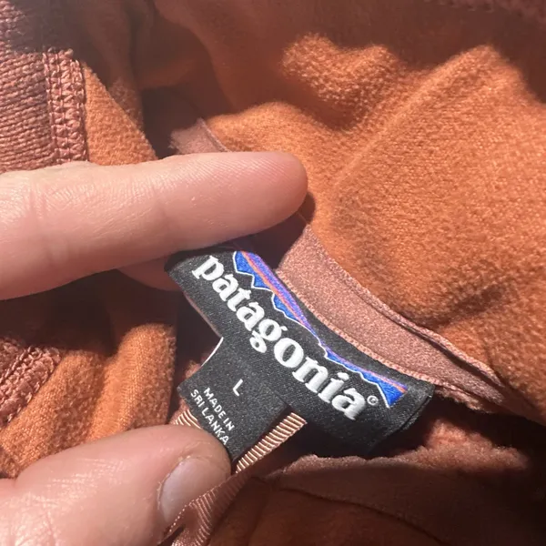 Patagonia Better Sweater Jacket Womens Size Large Fleece 1/4 Zip Burnt Orange - Image 3