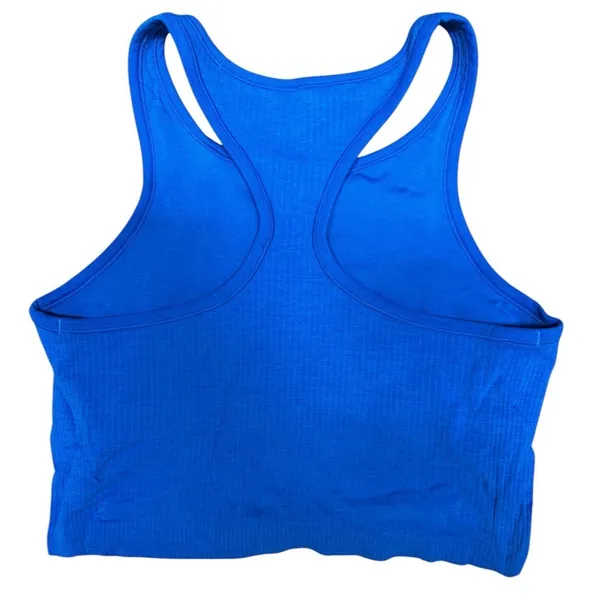 Lululemon Ebb to‎ Street Cropped Racerback Tank Top Poolside Women's Size 12 - Image 2