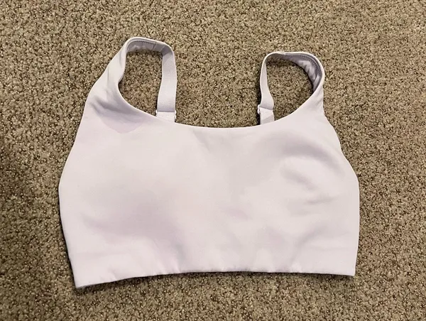 NWT lululemon in alignment straight strap bra light support C/D cups in lavender dew - Image 3
