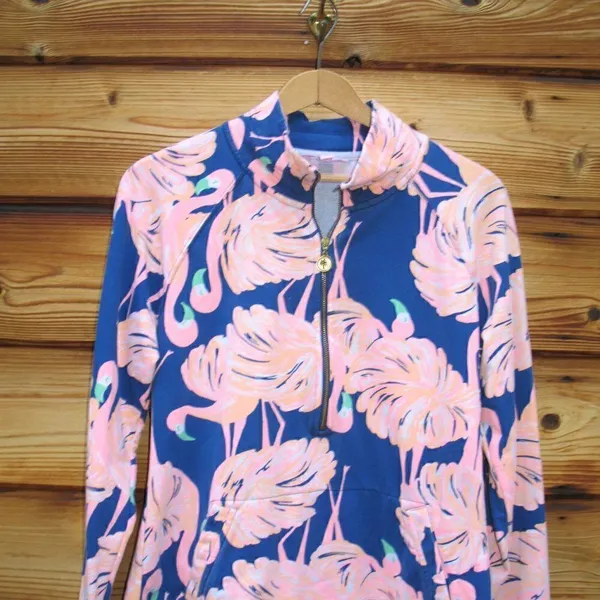 Lilly Pulitzer Half Zip Sweatshirt - Image 3