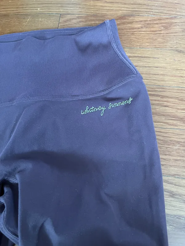 Gymshark Whitney Simmons Brown Leggings Size S - Image 2