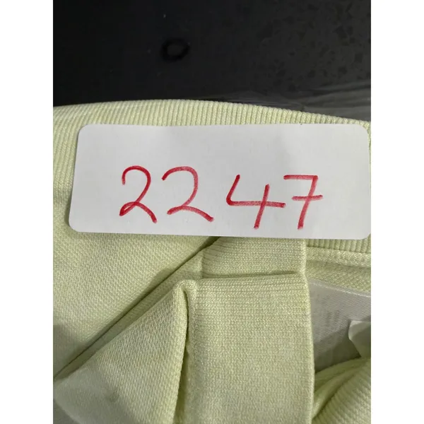 Gymshark Fit Seamless Cycling Shorts Pale Lime Yellow High Waisted GLSH4250‎ S - Image 9