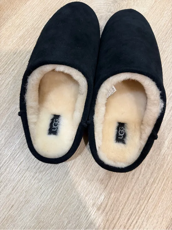 NWT UGG Elea Slip-On Women’s Size 11 Cream Shearling Clogs Mules - Image 5