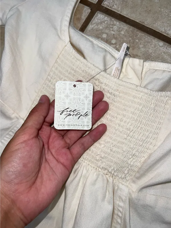 Free People Denim Dress Mini - Image 4