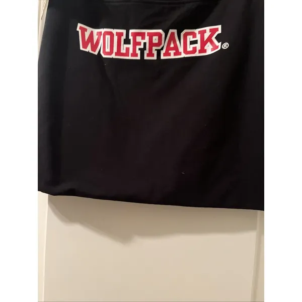 North Carolina NC State Wolfpack Black Cotton Spandex Mini Skirt Women's Large - Image 11