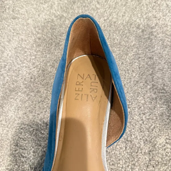 Naturalizer Blue Suede Flats - Image 3