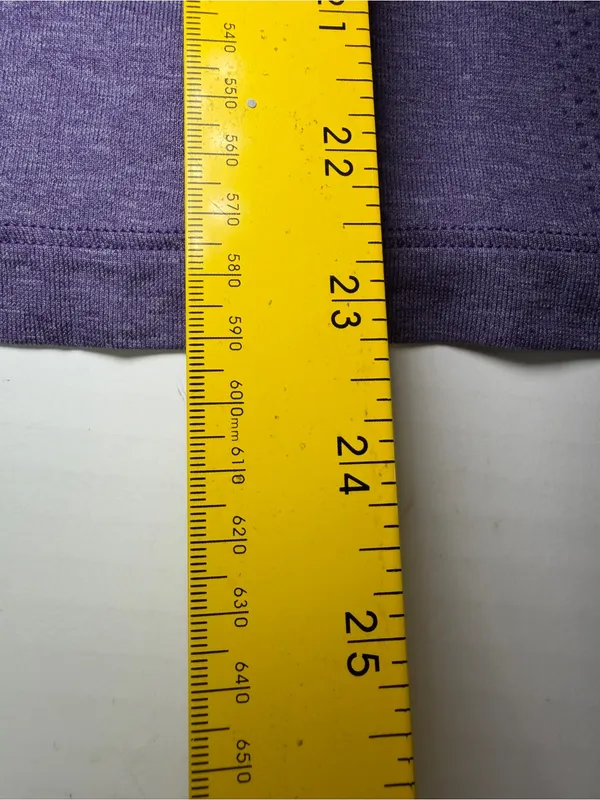 Gymshark Purple Long Sleeve Performance Top - Image 4