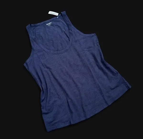 Old Navy Dark Blue Scoop Neck Tank Top - Image 6