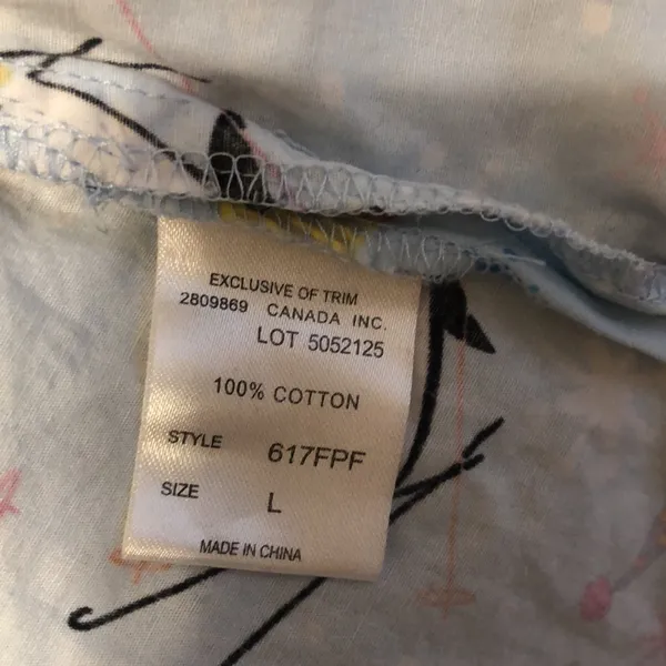 White Cross Penguin Women’s Large Blue Color Scrub Top - Image 4