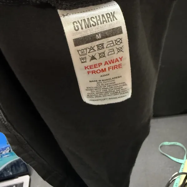 Gymshark Charcoal Gray Tank Top - Image 5