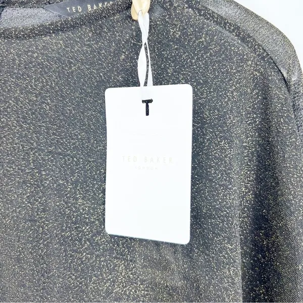 NWT Ted Baker‎ London Monyca Glitter One Shoulder Knee Length Dress XXS Cocktail - Image 9