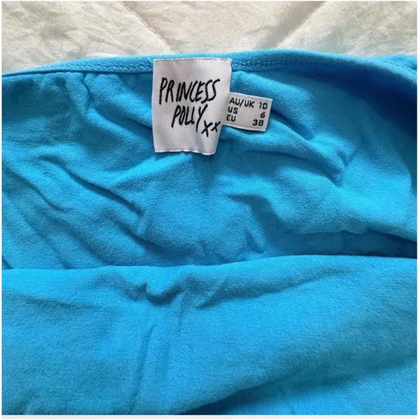 Princess Polly Blue Backless Bodysuit - Image 6