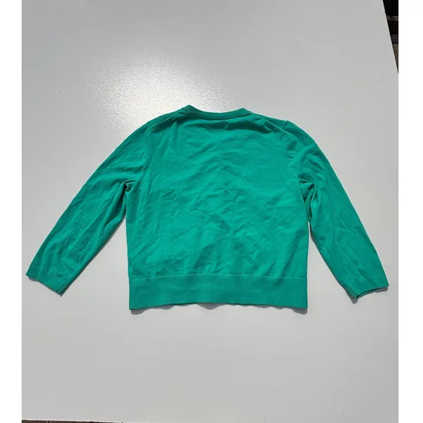 Lilly Pulitzer Cotton Green Button Down Cardigan M - Image 9