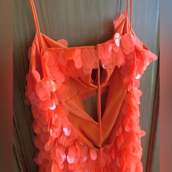 ASOS Sequin Mini Dress in Pink - Image 3