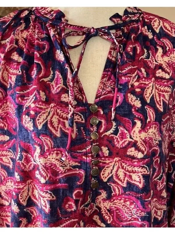 Anthropologie Pilcro “Lucille” Peasant Blouse - Image 4